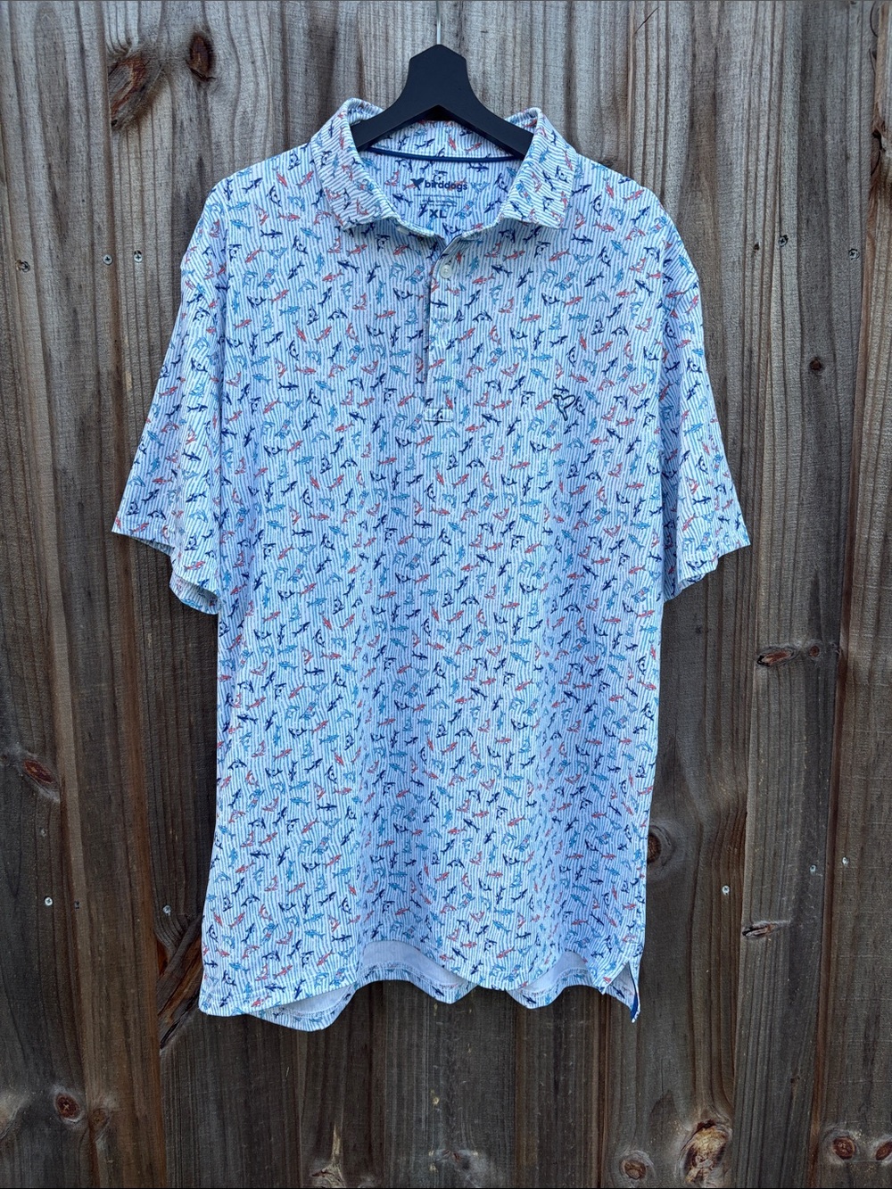 Birddogs Printed Short-Sleeve Polo